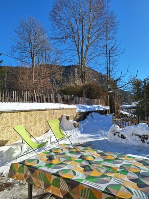 La Coufa, Spacieux Duplex En Chalet, Terrasse, Jardin, Vues Montagnes Ла Жиета Екстериор снимка